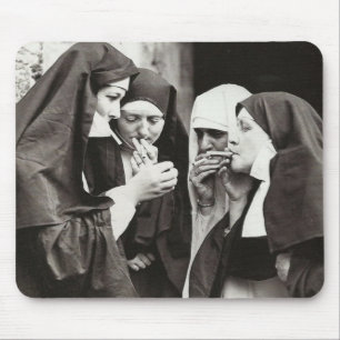 Nuns mouse pad