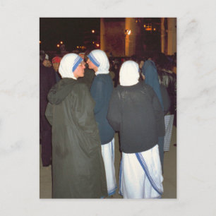 Nuns of the Order of Mother Theresa Postcard