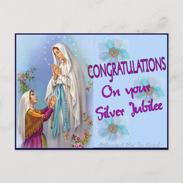 Nuns Silver Jubilee Gifts and Cards (Front)
