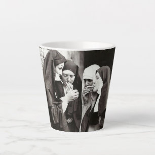 Nuns Smoking Vintage Photograph Mug