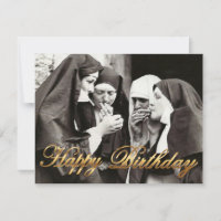 Nuns Smoking Vintage Photography