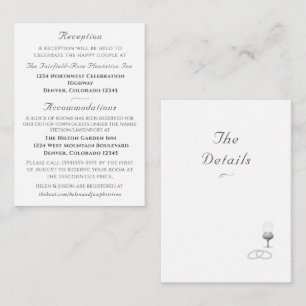 Nuptial Grace Catholic Wedding  Enclosure Card