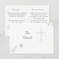 Nuptial Unity Catholic Wedding Invitation