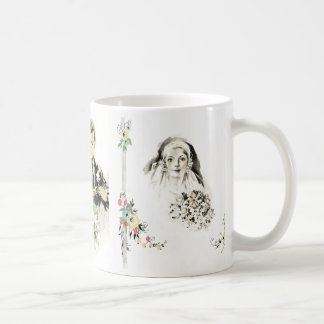 Nuptiale vintage, mariage, mariage, tasse