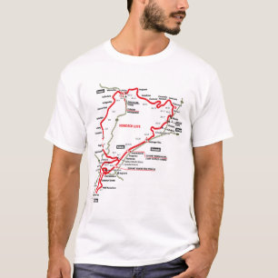 Nürburgring Nordschleife - Germany Track Map Photo T-Shirt