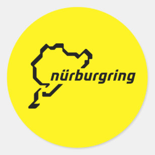 Nurburgring Nordschleife Gran Turismo Driver  Classic Round Sticker