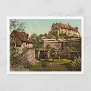 Nuremberg Castle, Bavaria, Germany Postcard