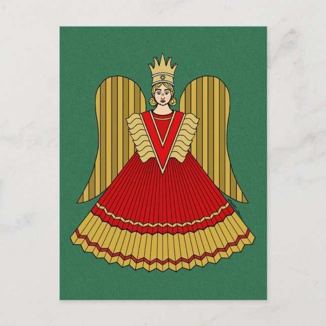 Nuremberg Christmas Angel Postcard (Front)