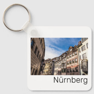 Nuremberg Cityscape Bavaria Germany Souvenir Keychain