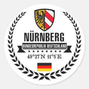 Nuremberg Classic Round Sticker