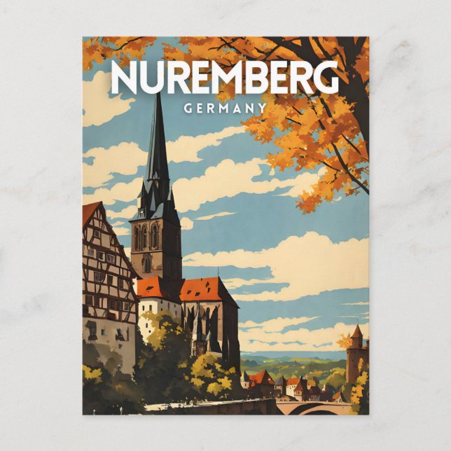 Nuremberg Germany Postcard (Front)
