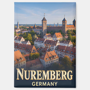 ✈️ Nuremberg Germany Travel Gift 🏰 Magnet