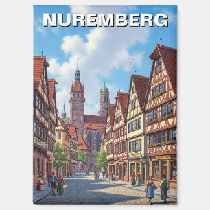 Nuremberg Germany Travel Magnet