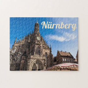 Nuremberg Hauptmarkt Nürnberg Bavaria Germany Jigsaw Puzzle