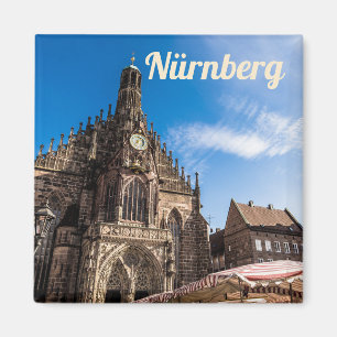 Nuremberg Hauptmarkt Nürnberg Bavaria Germany Magnet