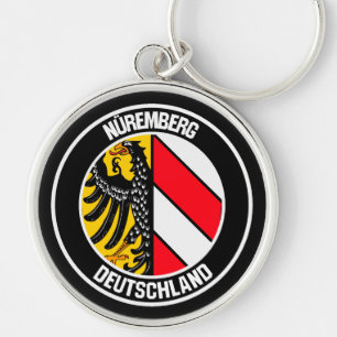 Nuremberg Round Emblem Keychain