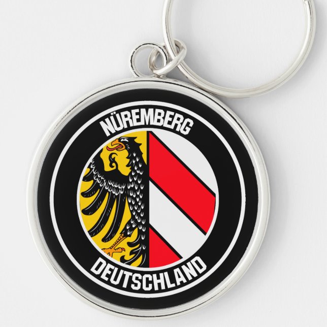 Nuremberg Round Emblem Keychain (Front)