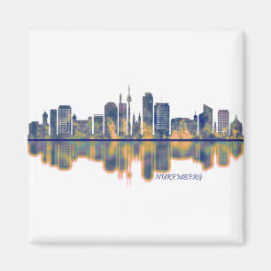 Nuremberg Skyline Magnet