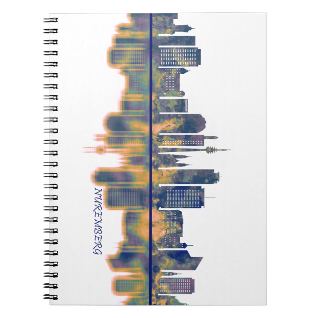 Nuremberg Skyline Notebook (Front)
