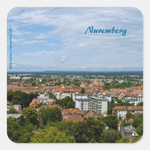 Nuremberg Square Sticker