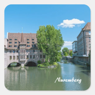 Nuremberg Square Sticker