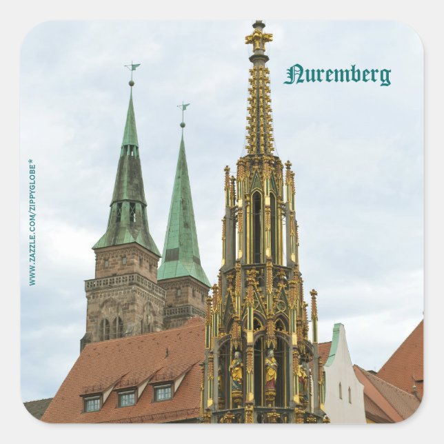 Nuremberg Square Sticker (Front)