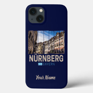 Nuremberg Vintage Bavaria Germany Souvenir iPhone 13 Case