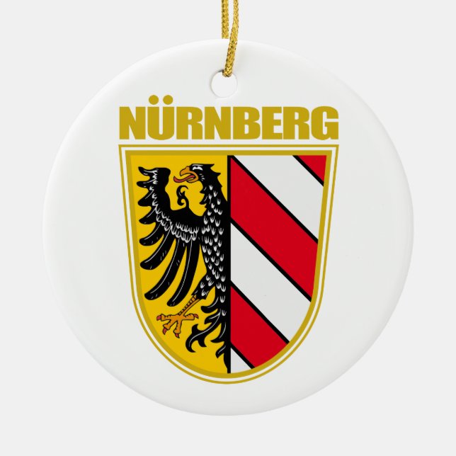 Nurnberg (Nuremberg) Ceramic Ornament (Front)