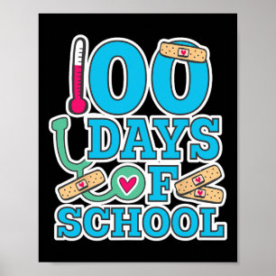 Nurse 100 Days Of School Poster