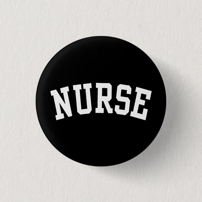 Nurse 1 Inch Round Button (Front)