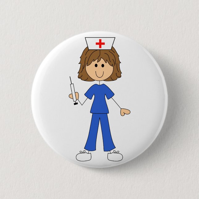 Nurse 2 Inch Round Button (Front)