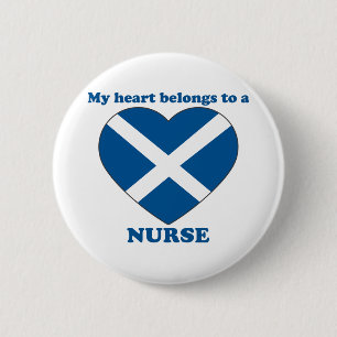 Nurse 2 Inch Round Button