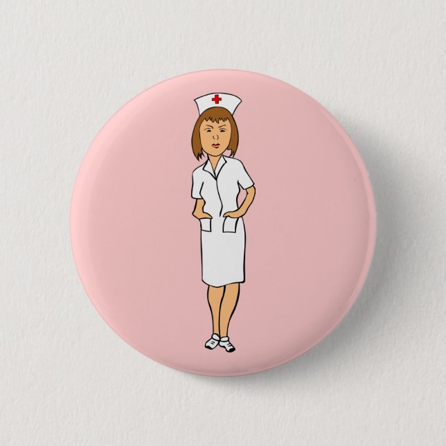 Nurse 2 Inch Round Button (Front)