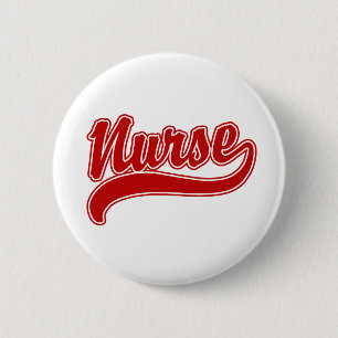 Nurse 2 Inch Round Button