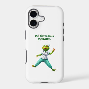 nurse 4 frog, Christmas gift, AI generated 