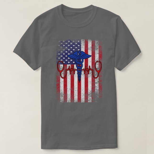 nurse 4th of july T-Shirt (Design Front)
