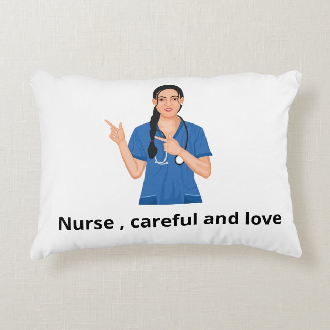 Nurse Accent Pillow (Front)