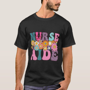 Nurse Aide Week Groovy Leopard Appreciation Day Fo T-Shirt