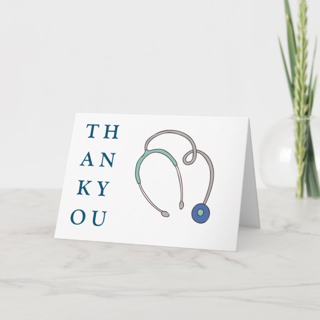 nurse and doctor thank you card (Front)