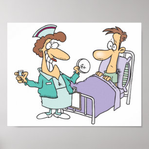 Nurse And Patient Poster