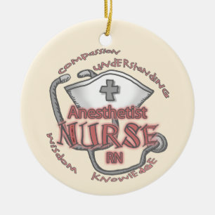 Nurse Anesthetist Axiom Ceramic Ornament