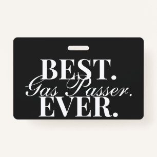 Nurse Anesthetist Best Gas Passer Ever Funny Badge