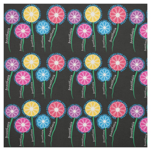 Nurse Anesthetist CRNA Fabric (Swatch)