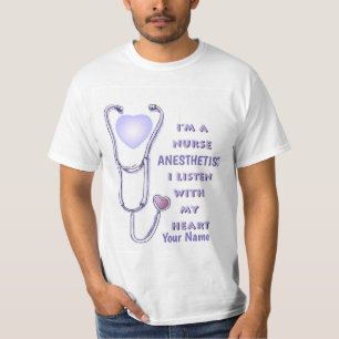Nurse Anesthetist Stethoscope T-Shirt
