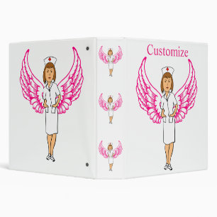 Nurse Angel Wings Thunder_Cove Binder