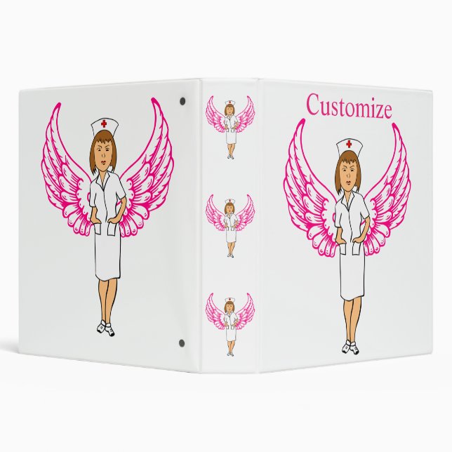 Nurse Angel Wings Thunder_Cove Binder (Background)