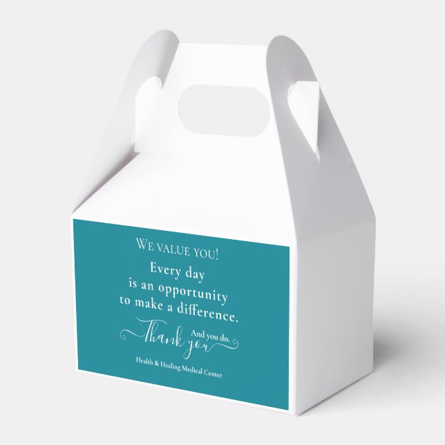 Nurse Appreciation Week Month Bulk Favor Box (Front Side)
