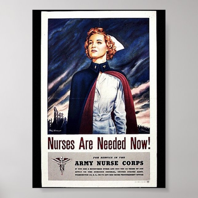 Nurse Are Needed Now! Poster (Front)