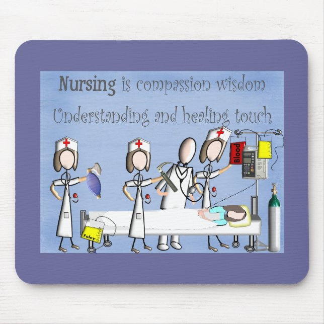 Nurse Art Gifts Mouse Pad (Front)