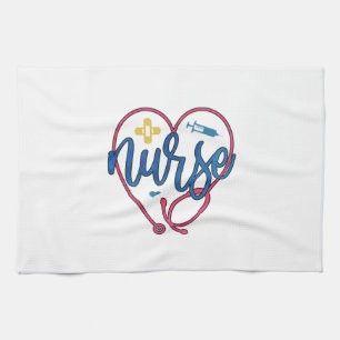 Nurse Art Nurse Kitchen Towel